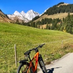 Route 59: Sections 2/3 ; cycling from Saanen to Bulle ,  Switzerland