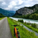 Route 2: Section 3 – cycling Chur to Buchs SG,  Switzerland